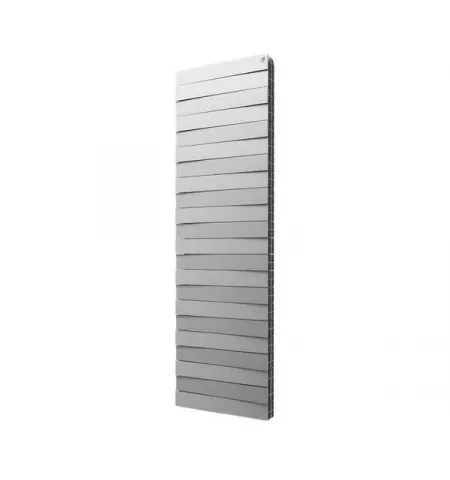 Биметаллический радиатор Royal Thermo PianoForte Tower Silver Satin 22 секции