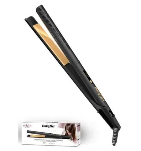 Выпрямитель для волос Babyliss Gold Ceramic 25mm | ST420E, Чёрный