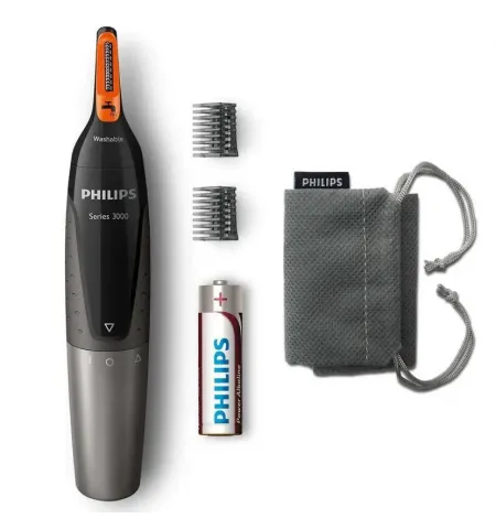 Мужской Триммер PHILIPS Nose trimmer series 3000 NT3160/10, Чёрный