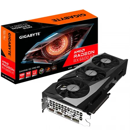 Видеокарта Gigabyte GV-R66XTGAMINGOC PRO-8GD,  8GB GDDR6 128бит