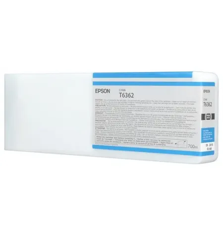 Картридж чернильный Epson T636200, C13T636200, Cyan