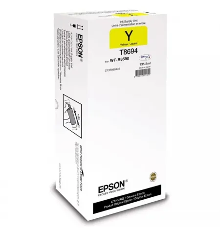 Контейнер с чернилами Epson T869 DURABrite Pro, C13T869440, Желтый