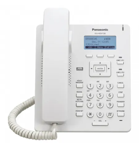 IP Телефон Panasonic KX-HDV130, Белый