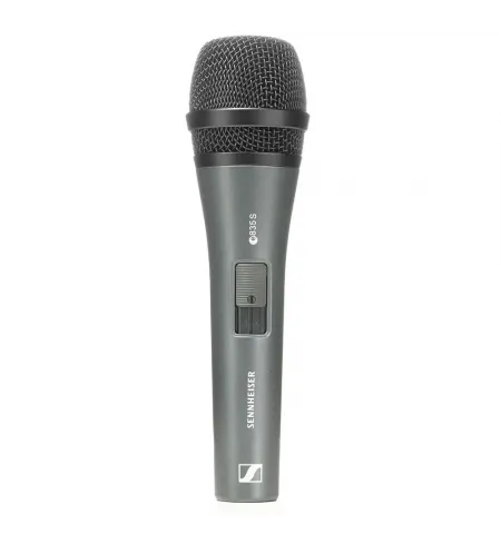 Караоке микрофон Sennheiser E 835-S, Проводной аналоговый, Серый