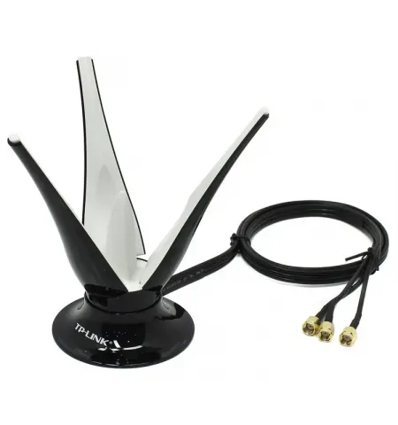 Wireless Antenna TP-LINK "TL-ANT2403N",3dBi,Lotus Style,1m cable,RP-SMA connector,support 11n 3T3R