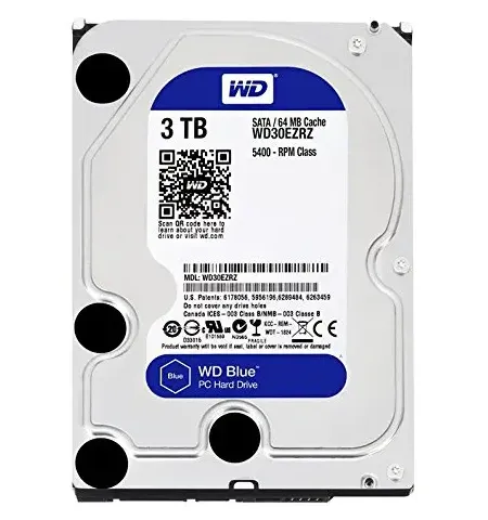 3.5" HDD  3.0TB-SATA-  64MB  Western Digital "Blue (WD30EZRZ)"