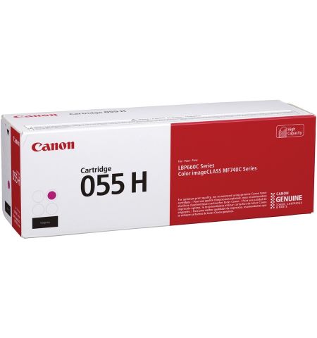 Laser Cartridge Canon 055H (3018C002), magenta (5900 pages) for MF742Cdw, MF744Cdw, MF746Cx, LBP663Cdw, LBP664Cx