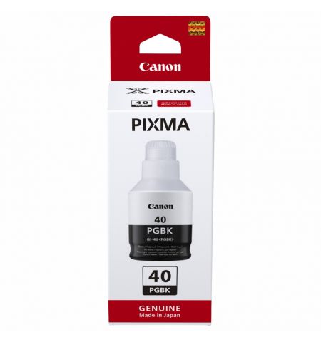 Ink Bottle Canon INK GI-40 BK, Black, 170ml for Canon Pixma G6040,