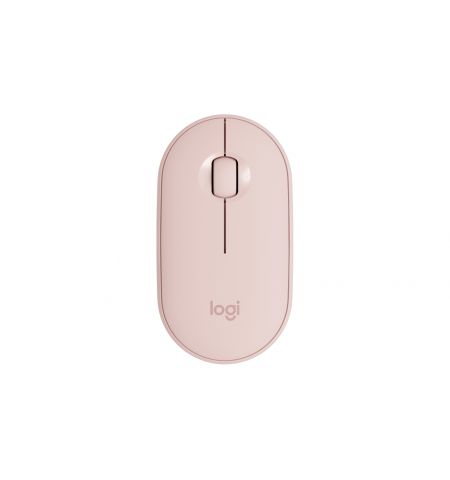 Logitech Wireless Mouse Pebble M350 Rose, Optical Mouse for Notebooks,