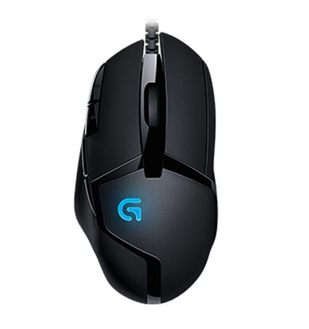 Logitech Gaming Mouse G402 Hyperion Fury, High-speed, 8 Programmable buttons, 240-4000 dpi, Fusion Engine hybrid sensor, 1ms report rate