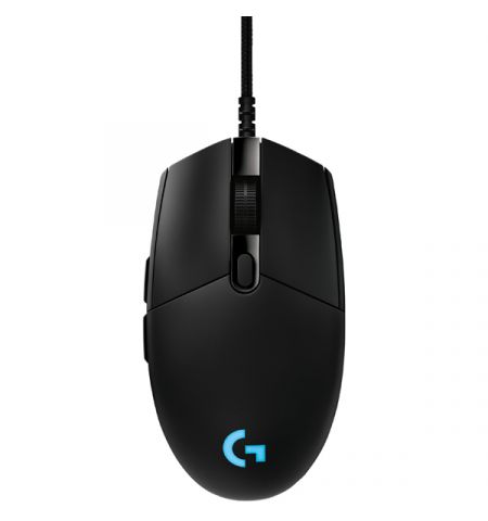 Logitech G Pro Hero Gaming Mouse, High-speed, HERO 16K Gaming Sensor, Mechanical Button Tensioning System,  6 Programmable buttons, 100-16000 dpi, LIGHTSYNC RGB, Onboard memory: 5 profiles