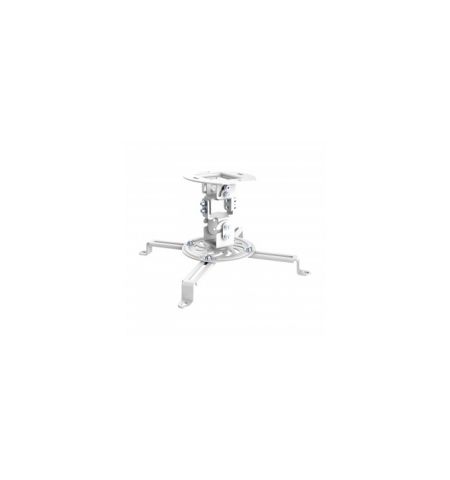 PureMounts PM-SPIDER-10W Suspension Bracket for Projector, Ceiling to Projector 150mm, tilt:+/- 15°, swivel:15°, rotade: 360°, max 13.5kg, White