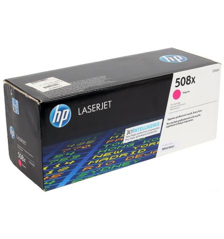HP 508X (CF363X) High Yield Magenta Cartridge for HP Color LaserJet Enterprise M552dn, M553n, M553dn, M553x, 9,500 p.