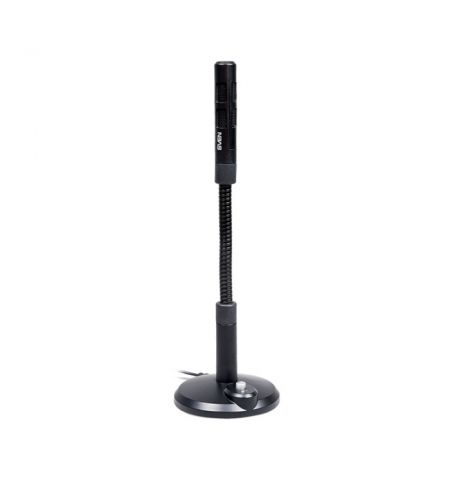 SVEN MK-495, Microphone, Desktop, On/off switch button, Flexible stand for rotation at any angle, Black
