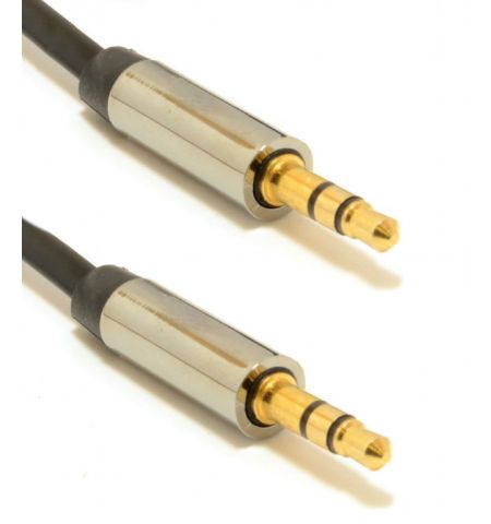 Audio cable 3.5mm -1m - Cablexpert CCAPB-444-1M, 3.5mm stereo plug to 3.5mm stereo plug,1 meter cable