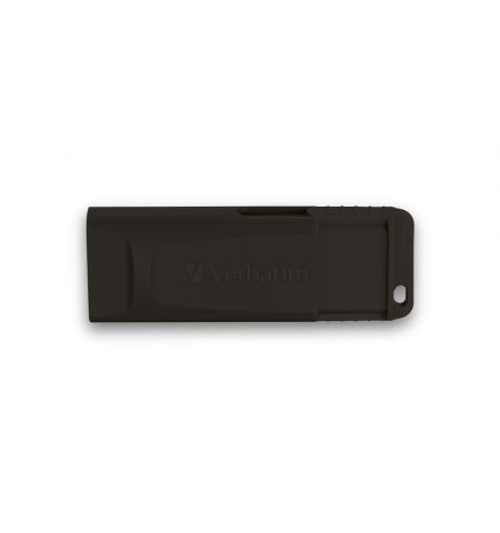 32GB USB2.0 Verbatim Slider Black, Retractable USB connector, (Up