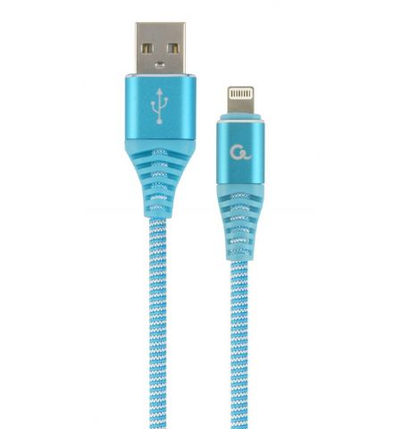 Cable USB2.0/8-pin (Lightning) Premium cotton braided - 2m - Cablexpert