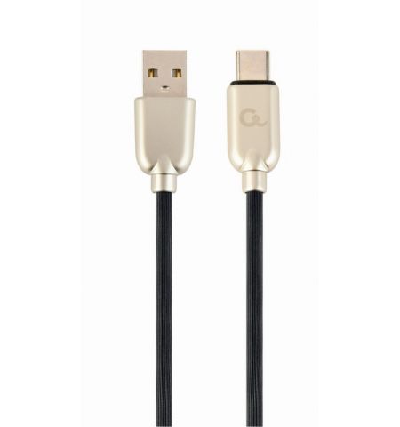 Cable USB2.0/Type-C Premium Rubber - 2m - Cablexpert CC-USB2R-AMCM-2M,