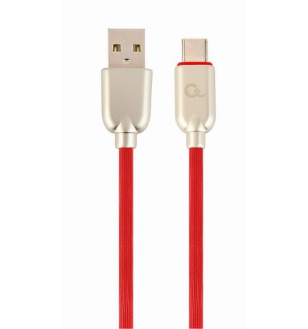 Cable USB2.0/Type-C Premium Rubber - 2m - Cablexpert CC-USB2R-AMCM-2M-R,