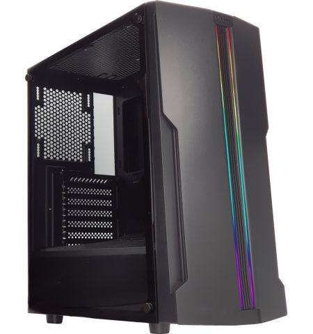 Корпус XILENCE X512.RGB / w/oPSU / Side panel / A-RGB / ATX / Black