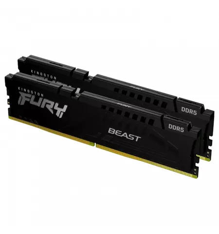 Оперативная память Kingston FURY Beast, DDR5 SDRAM, 6000 МГц, 16Гб, KF560C30BBK2-16