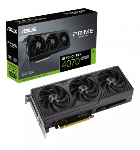 Видеокарта ASUS PRIME-RTX4070S-O12G, 12ГБ GDDR6X 192бит (PRIME-RTX4070S-O12G)