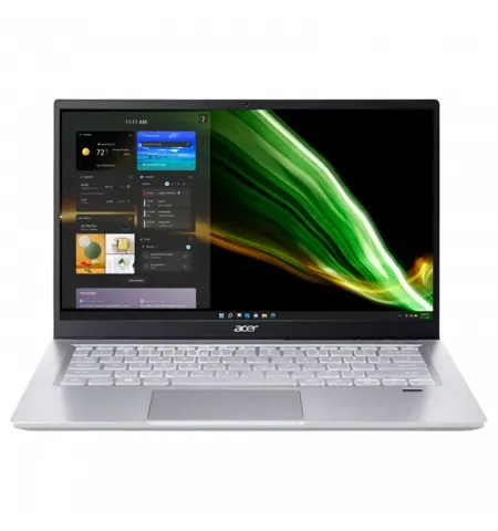 Ноутбук 14" Acer Swift 3 SF314-43, Pure Silver, AMD Ryzen 7 5700U, 16Гб/512Гб, Linux eShell