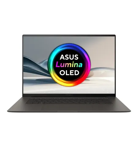 Ноутбук 16" ASUS Zenbook S 16 OLED UM5606WA, Zumaia Gray, AMD Ryzen AI 9 HX 370, 32Гб/2048Гб, Windows 11 Home