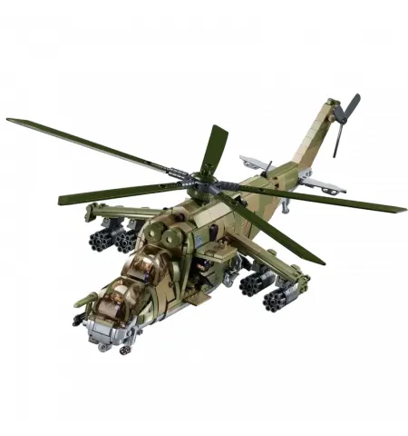 Конструктор Sluban Истребитель MI-24S, B1137, 12+