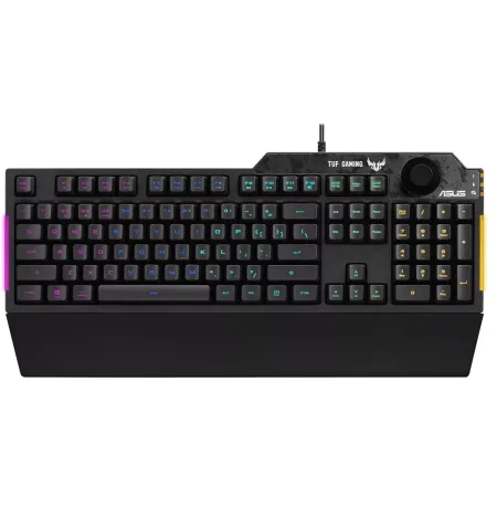 Клавиатура ASUS TUF Gaming K1, Проводное, Чёрный