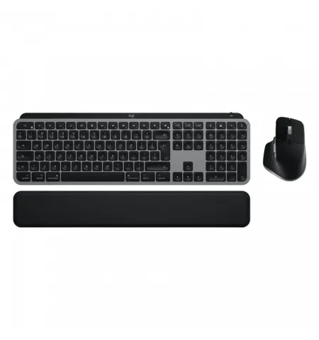 Клавиатура и мышь Logitech MX Keys S Combo, Беспроводное, Space Grey