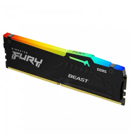 Оперативная память Kingston FURY Beast RGB, DDR5 SDRAM, 6000 МГц, 8Гб, KF560C30BBA-8