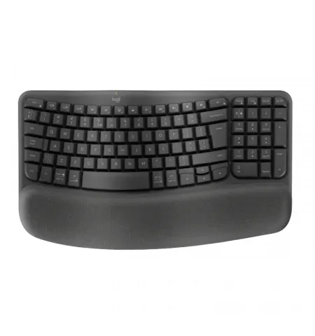 Клавиатура Logitech Wave Keys, Беспроводное, Графитовый