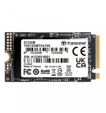 Накопитель SSD Transcend MTE410S, 512Гб, TS512GMTE410S