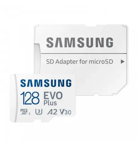 Карта памяти Samsung EVO Plus MicroSDXC, 128Гб (MB-MC128SA/EU)