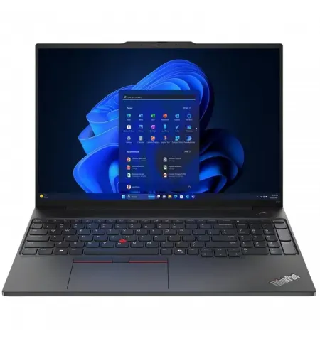 Ноутбук для бизнеса 16" Lenovo ThinkPad E16 Gen 2, Чёрный, Intel Core Ultra 7 155H, 16Гб/1024Гб, Без ОС