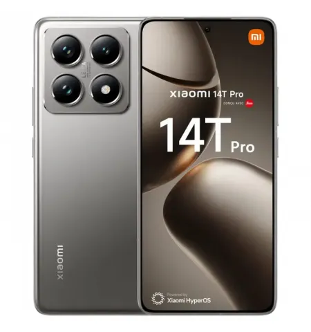 Смартфон Xiaomi 14T Pro, 12Гб/512Гб, Titanium Gray