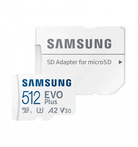 Карта памяти Samsung EVO Plus MicroSDXC, 512Гб (MB-MC512SA/KR)