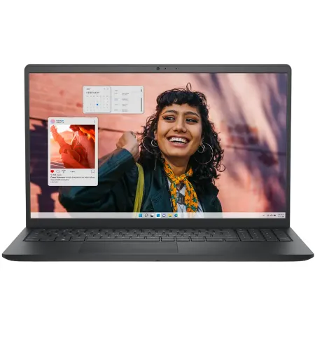 Ноутбук для бизнеса 15,6" DELL Inspiron 3530, Carbon Black, Intel Core i7-1355U, 16Гб/512Гб, Linux Ubuntu