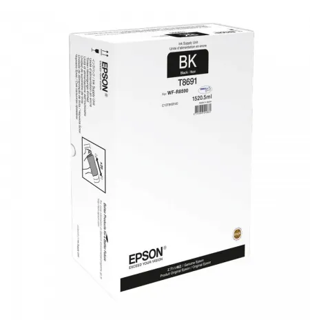 Контейнер с чернилами Epson T8691, 1520,5мл, Чёрный