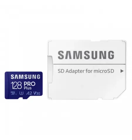 Карта памяти Samsung EVO Plus MicroSDXC, 128Гб (MB-MD128SA/CN)