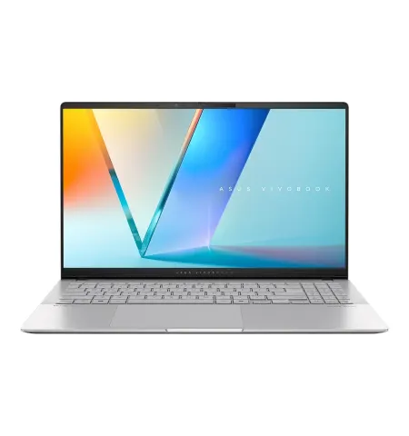 Ноутбук 15,6" ASUS Vivobook S 15 OLED S5507QA, Cool Silver, Qalcomm Snapdragon X Plus X1P-42-100, 16Гб/1024Гб, Windows 11 Home