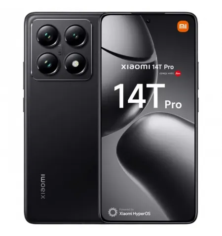 Смартфон Xiaomi 14T Pro , 12Гб/512Гб, Titanium Black