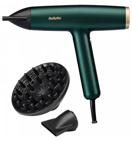 Фен BaByliss D6555DE, 1700Вт, Зеленый