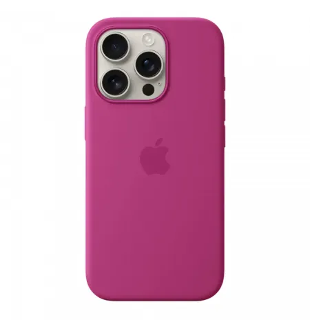 Чехол Apple iPhone 16 Pro Silicone Case with MagSafe, Фуксия