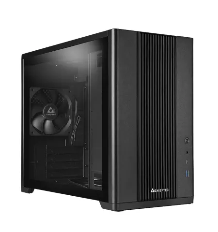 Компьютерный корпус Chieftec BX-10B-OP, Micro-ATX, Без блока питания, Чёрный