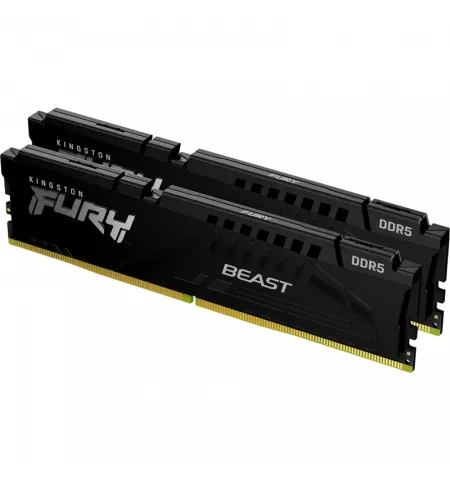 Оперативная память Kingston FURY Beast, DDR5 SDRAM, 5600 МГц, 32 Гб, KF556C36BBEK2-32