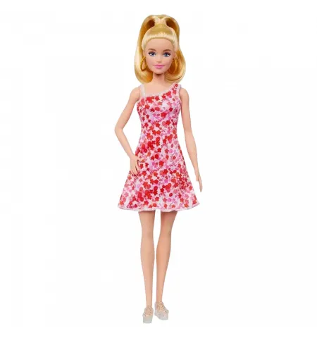 Кукла Barbie "Модница в платье с цветочным узором" HJT02