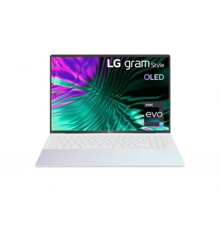 LG gram Style 16” 3K OLED Laptop, Intel 13th Gen Core i7 Evo Platform, Windows 11 Home, 32GB RAM, 1TB SSD, Iridescent White