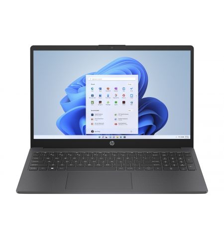 Ноутбук 15.6” HP Laptop 15-fd0010ci / Intel Processor N100 / 8GB / 256GB SSD / Chalkboard Gray